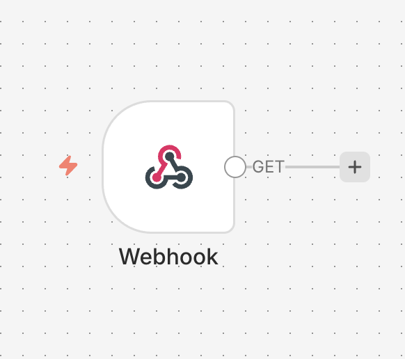 On webhook call node