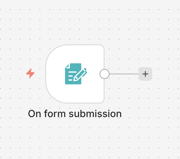 On form submission node